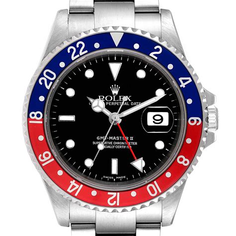 rolex rot blau